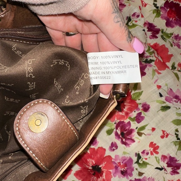 b.o.c. Two-Tone Brown Shoulder Bag - Picture 5 of 7